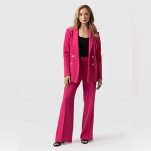 SAINT + SOFIA Women's‎ Pink Fuchsia Blazer size 8